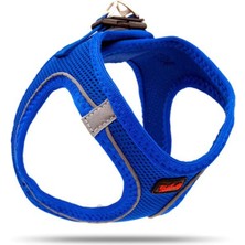 Tailpetz Air Mesh Harness Köpek Göğüs Tasması Xlarge Saks Mavi 42-54X54-60 cm