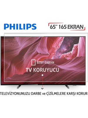 Best Ekran Philips 65" Inç 165 Ekran Tv Ekran Koruyucu Paneli - The one Ambilight Smart 4k-8k Led UHD Android Ultra hd uyumlu