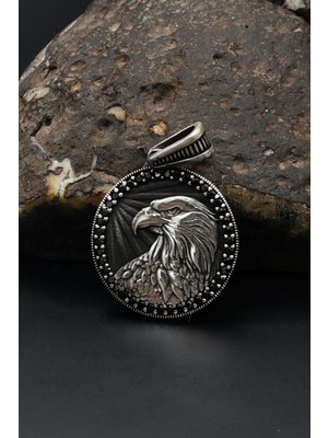 Prestige Gümüş Kartal Figürlü 925 Ayar Gümüş Kolye Ucu