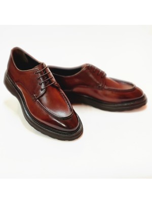 Yetiş Luxury Hakiki Deri Eva Taban Kalın Bağcıklı Casual Erkek Ayakkabı