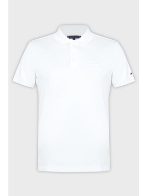 Tommy Hilfiger Pamuklu Regular Fit Polo Yaka T Shirt Erkek Polo Yaka T Shirt MW0MW33576 Ybr
