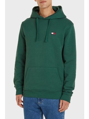 Tommy Jeans Pamuklu Regular Fit Kapüşonlu Sweat Erkek Sweat DM0DM17988 L4L