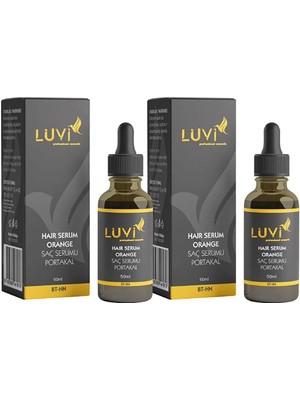 Luvi Canlandırıcı Anti Stres Saç Bakım Serumuportakalözlü(Argan&Keratın-E&Vıtamını)2lıset(50ml+50ml)