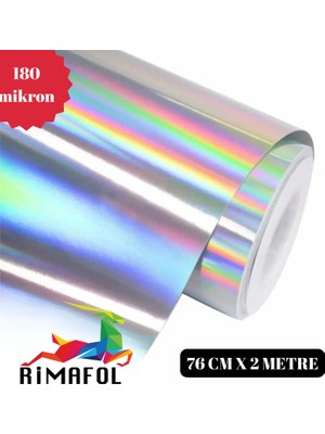 Rimafol Gökkuşağı Hologram Film 76CMX2M 180 Micron