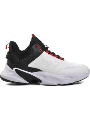 Walkway Slam Dunk Beyaz Erkek Basketbol Ayakkabısı Pü Deri Tabanlı Standart Kalıp