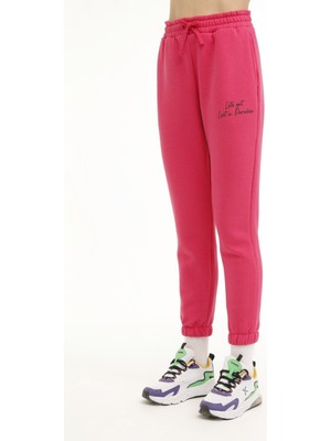 Kinetix Wl Layla Jg 22GF86 3pr Pembe Kadın Eşofman Altı