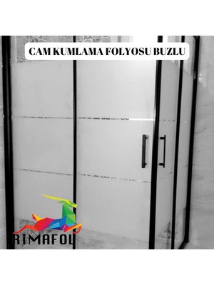 Rimafol Cam Kumlama Folyosu Buzlu Cam filmi 63CM X3METRE