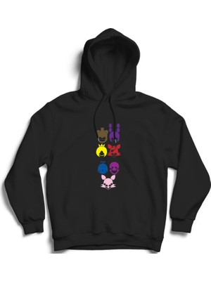 The Fame Five Nights At Freddy's, 5naf, Fnaf, Vector, Oyun, Game Kapüşonlu Sweatshirt Hoodie