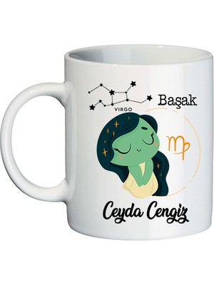 Biresimden Başak Burcuna Hediye Isimli Kupa Bardak