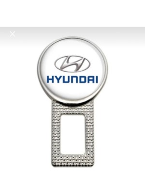 İmza Hyundai Logolu Ikaz Ses Susturucu Metal Toka 2 Adet