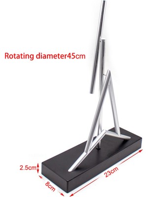 Sunshinee Sallanan Çubuklar Kinetik Enerji Heykel Sarkaç Sürekli Hareket Süs Masaüstü Oyuncak Anti-Yerçekimi Kolye Oyuncak (Yurt Dışından)