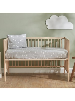 Karaca Home Bebek Cloudy Yastık Çarşaf Set Gri