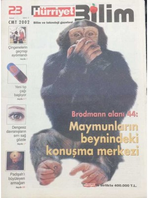 Gökçe Koleksiyon Hürriyet Gazetesi Bilim Eki 23 Şubat 2002 Çingenelerin Geçmişi Aydınlandı   GZ36111