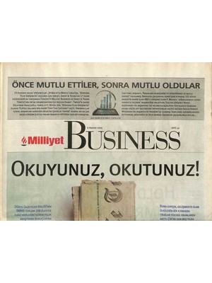 Gökçe Koleksiyon Milliyet Gazetesi Busıness Eki 6 Haziran 2004 - Abdullah Kiğılı Işler Iyi Gidiyor Artık Avrupaya Açılıyoruz Dedi GZ97298