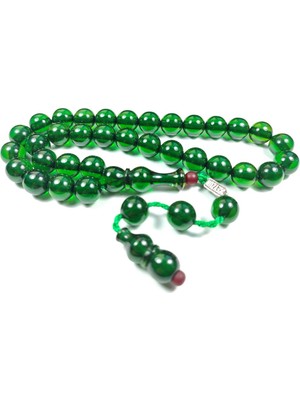 İskeçe Tesbih Mahmut Zeyzun Usta Imzalı (Imzası Gümüştür) Sıkma Kehribar Sertifikalı No 3670