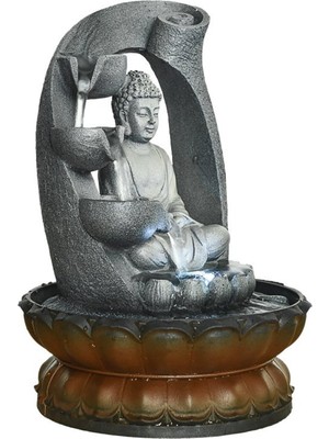 Hermoso Buda Meditasyon Rahatlatıcı Masa Üstü Çeşme Dekorasyonu Ab Tak (Yurt Dışından)