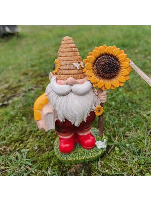 Hermoso Ayçiçeği Gnome Bebek Masaüstü Dekor Yüzü Olmayan Bebek Cüce Dekor Süsleme (Yurt Dışından)