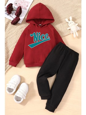Only Trendwear  Çocuk Nice Baskılı Eşofman Takımı