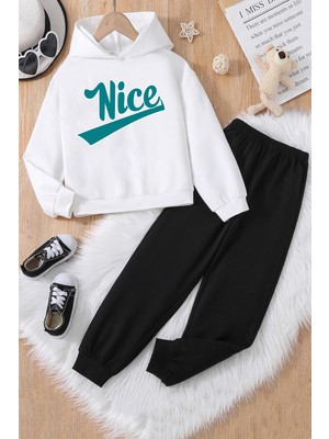 Only Trendwear  Çocuk Nice Baskılı Eşofman Takımı