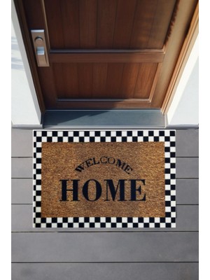 Ogi Home Kapı Önü Paspas Kaymaz Tabanlı 45*65 Dijital Baskılı