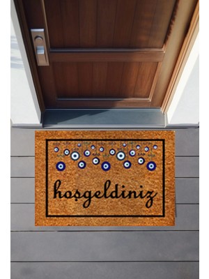 Ogi Home Kapı Önü Paspas Kaymaz Tabanlı 45*65 Dijital Baskılı