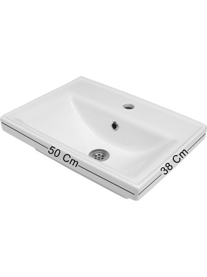 Karen Banyo Kemer 50 Cm,lavabolu,aynalı,banyo Dolabı,mat Antrasit,lavabo Dahil