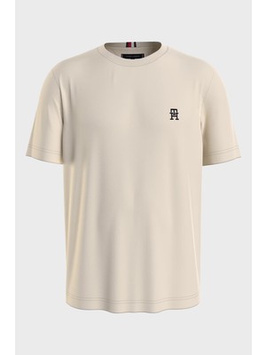 Tommy Hilfiger Bisiklet Yaka % 100 Pamuk Regular Fit Erkek T-Shirt MW0MW33987 Aef