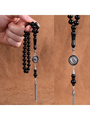 Tesbihcibaba 100.YIL Özel Tasarımı Erzurum Oltu Taşı Tesbih