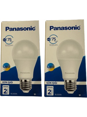 Panasonic 10,5W (75W) 4000K (Günışığı) E27 Duylu LED Ampul (2 Adet)