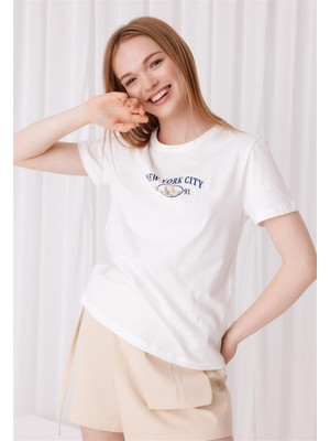 Tubia Kısa Kollu Baskılı T-Shirt