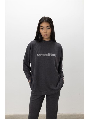 Tubia Committed Nakış Işlemeli Sweatshirt