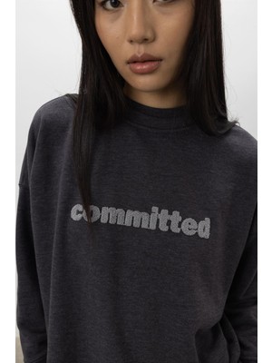 Tubia Committed Nakış Işlemeli Sweatshirt