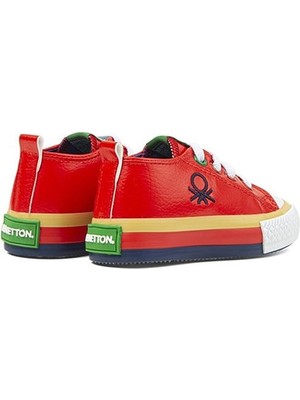 Benetton Unisex Çocuk Benetton Renkli Tabanlı Çocuk Sneakers BN-30444