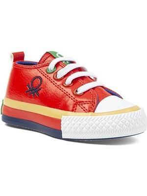 Benetton Unisex Çocuk Benetton Renkli Tabanlı Çocuk Sneakers BN-30444