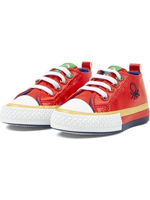 Benetton Unisex Çocuk Benetton Renkli Tabanlı Çocuk Sneakers BN-30444