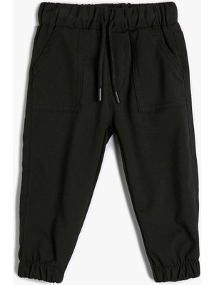 Koton Jogger Pantolon Beli Bağlamalı Cepli