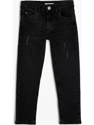 Koton Kot Pantolon Pamuklu Cepli - Slim Jean