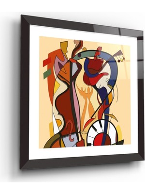 Miray Life Soyut Desenler Cam Tablo