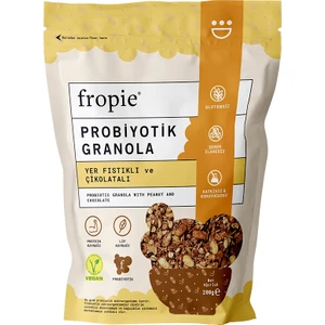 Glutensiz Yer Fıstığı & Çikolatalı Probiyotik Granola - 200 g