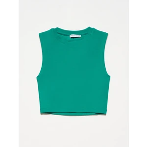 30125 Crop Top-Yeşil