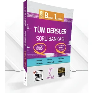 Karekök Yayıncılık 8. Sınıf LGS 1. Dönem Tüm Dersler Soru Bankası