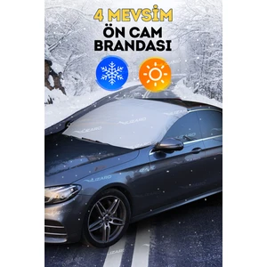 Buzlanma Önleyici Araba Brandası Cam Üstü Su Geçirmez Kar Örtüsü Ön Cam Koruyucu