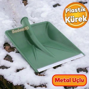 Plastik Koyu Yeşil 33X38 cm Kürek Faryap Kar Küreme Küreği Ahır Gübre Hayvan Pisliği Temizleme