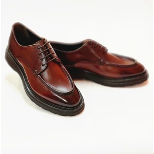 Yetiş Luxury Hakiki Deri Eva Taban Kalın Bağcıklı Casual Erkek Ayakkabı