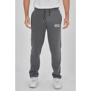 Ghetto Off Limits Basic Unisex Antrasit Melanj Eşofman Altı