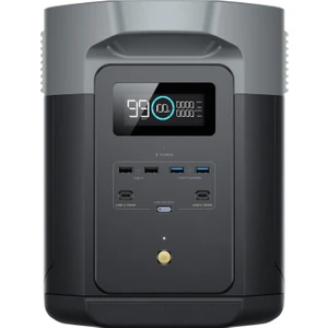 Delta 2 Max Taşınabilir Güç Kaynağı 2048WH Kapasite, 4X2400W (X-Boost 3100W) - Ev Karavan ve Dış Mekan Kullanımı Için LiFePO4 Bataryalı Jeneratör - (Ecoflow Türkiye Garantili)