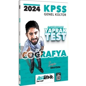 Hocawebde Yayınları 2024 KPSS Genel Kültür Coğrafya Yaprak Test