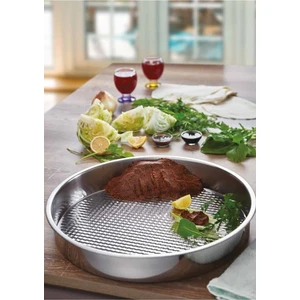 Paslanmaz Çelik Lüks Çiğ Köfte Tepsisi 44 cm
