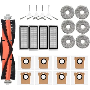 Dreame Bot L20 ULTRA/X20 Pro Aksesuarları Ana Yan Fırça Filtre Paspas Toz Torbası Robotlu Süpürge Yedek Parçalar (Yurt Dışından)