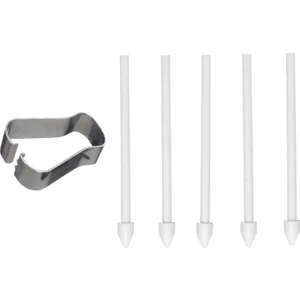 5 Adet Stylus Dolum Yedek Stylus Dokunmatik Kalem Ucu Yedek Uç Samsung Galaxy NOTE20/NOTE10/TAB S6/tab S7-Beyaz (Yurt Dışından)